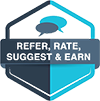 Refer, Rate, Suggest, & Earn